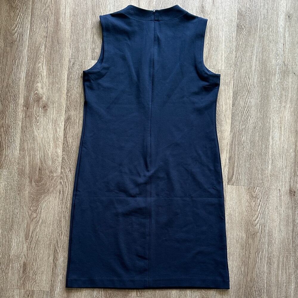 J.McLaughlin Zanna Dress Winter Navy Size Medium NWT Knee Length‎ Knit - Picture 5 of 5